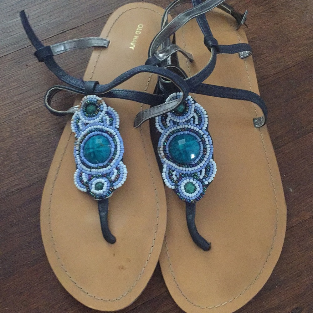 Beaded sandals